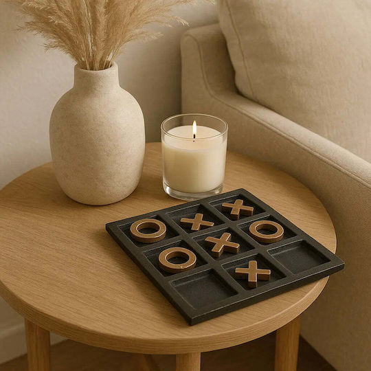 Handmade Metallic Tic Tac Toe Tabletop Decor Pghd0171