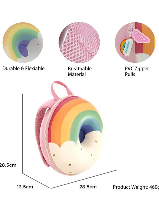 Zoy Zoii Donut Series Kids Backpack B1 Sweet Rainbow Zoy Zoii Donut Series Kids Backpack B1 Sweet Rainbow