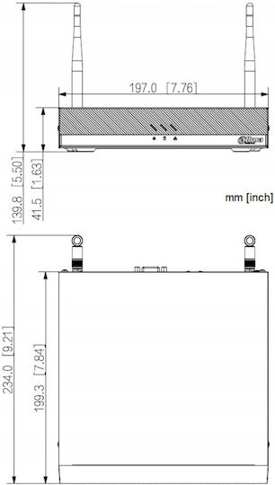 Dahua NVR2108HC-W NVR WiFi 8 Channels Recorder