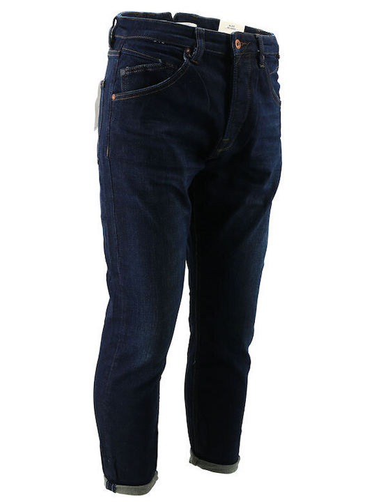 Alex Ανδρικό Παντελόνι Τζιν με Relaxed Tapered Εφαρμογή Mid Blue Denim