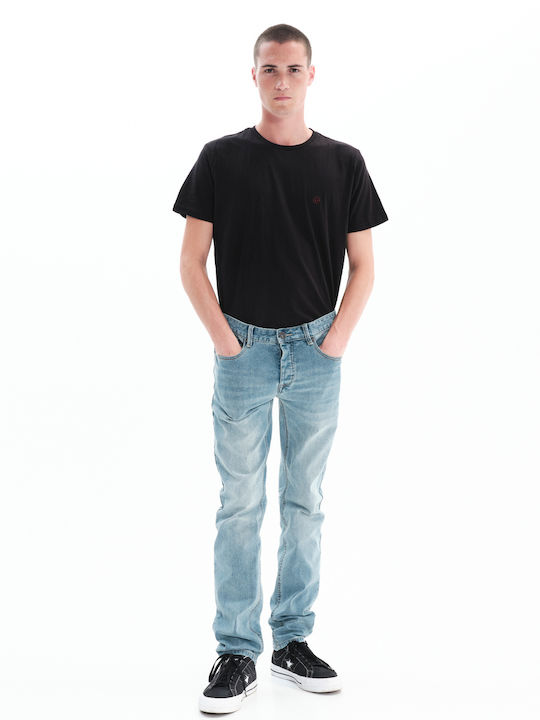 Men's Jeans Pants with Regular Fit Light Blue