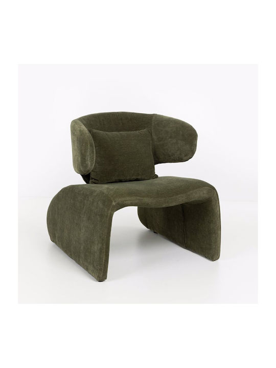 Enigma Scaun De Relaxare Verde Ulei 73x78x44cm