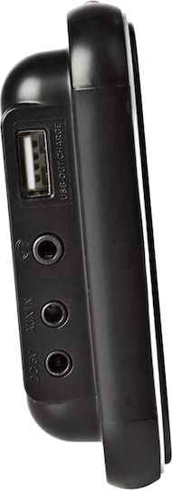 Nedis Digital LED Radio Wecker Mit Usb-a Port Zeitprojektion Schwarze