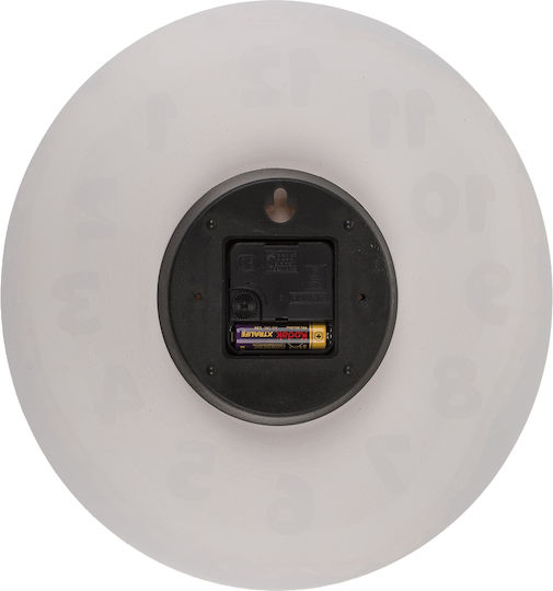 ArteLibre Wall Clock Plastic Brown 27x30cm