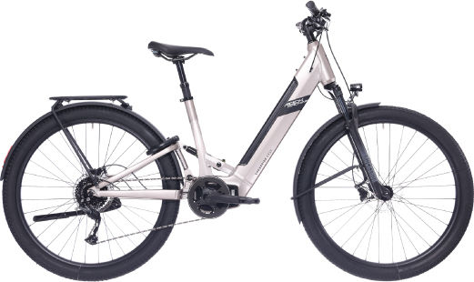 Rock Machine 29" Ασημί Ηλεκτρικό Ποδήλατο Trekking
