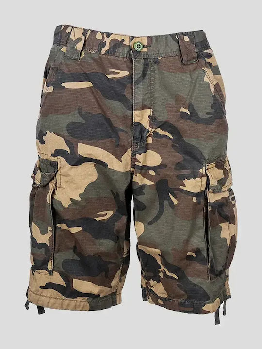 Ανδρική Βερμούδα Cargo Wood Camo