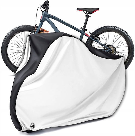 Husă Pentru Biciclete Trotinete Motociclete Zola Impermeabilă Rezistentă La Uv Prafului Bandă Elastică Orificii Sistem Antifurt Husă De Depozitare 200 X 110 Cm Argintiu Negru