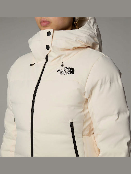 The North Face NF0A87WSQLI Γυναικείο Μπουφάν για Σκι & Snowboard Μπεζ The North Face NF0A87WSQLI Γυναικείο Μπουφάν για Σκι & Snowboard Μπεζ