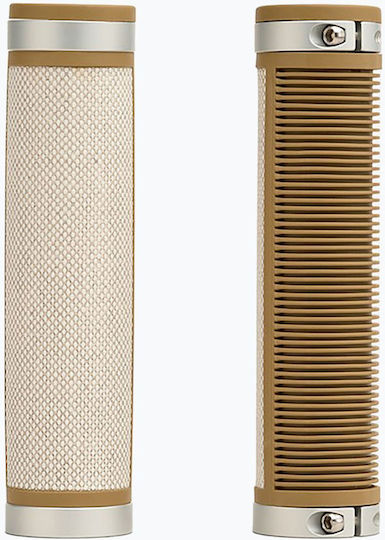 Brooks England Cambium Rubber Handlebar Grips Natural Size 130/130 Mm