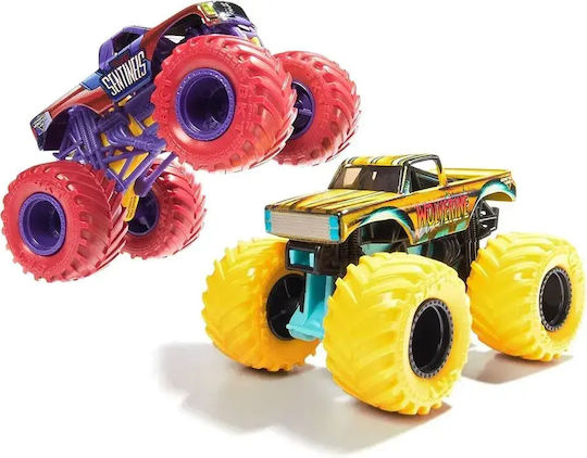 Monster Jam Set 2 Metallautos Sentinels Gegen Wolverine Maßstab 1:65