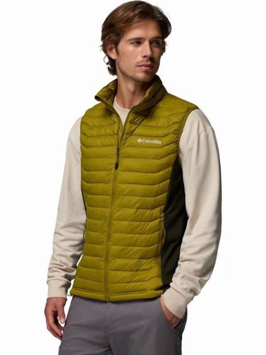 Pass Hybrid Sleeveless Jacket Mossy Green/Greenscape