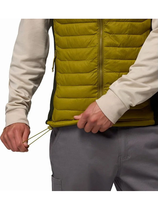 Pass Hybrid Sleeveless Jacket Mossy Green/Greenscape