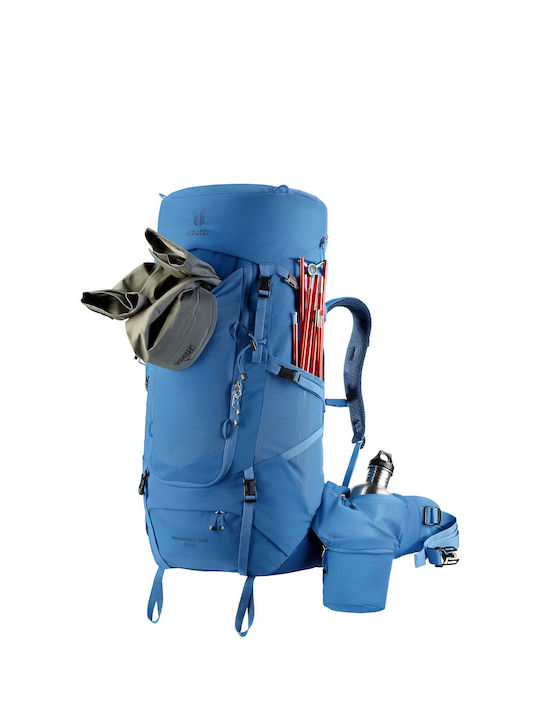 Deuter 50+10 Туристическа Раница 10л Водоустойчива Сива Дневна Раница