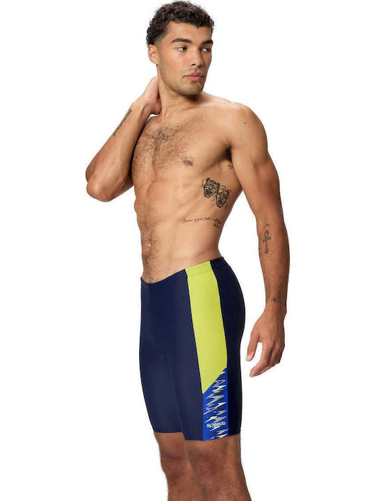 Speedo Dive Männer Renn-Badeanzug Jammer Blau