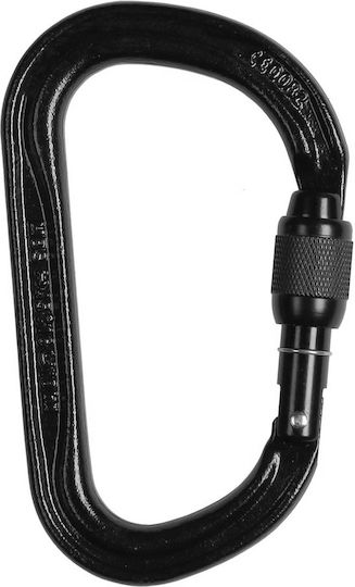 Petzl Vulcan Carabinier Cu Închidere Cu Șurub Negru