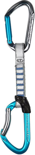 Climbing Technology Skylotec Salto Set Ny 12 Cm 6 Bucăți Quickdraws Titanium Electric Blue