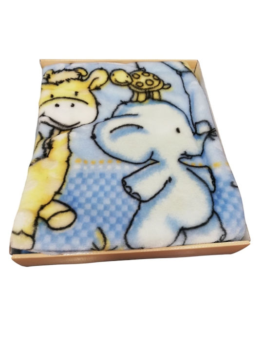 Sunshine Nursery Swaddling Velvet Pink Blanket 80x90cm