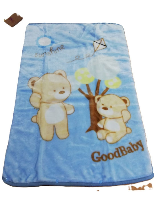 Sunshine Nursery Swaddling Velvet Pink Blanket 80x90cm