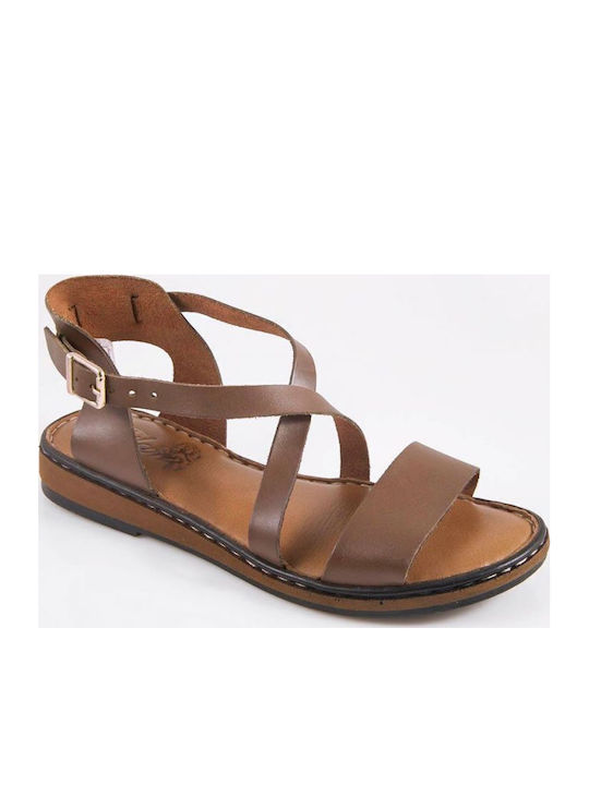 Leather Women's Anatomic Tabac Brown Sandals