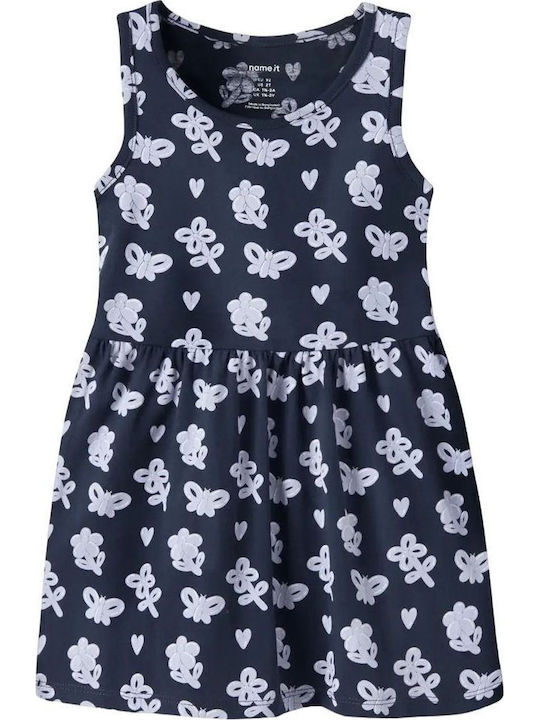 Set Girls Dresses Pink/Dark Blue
