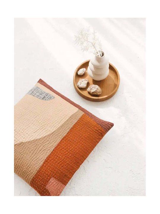 Phos & Gaia Decorative Pillow Case Terra Orange 50x50cm