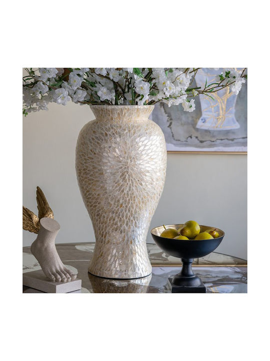 Artekko Dekorative Bambusvase Ecru 34x34xH61cm