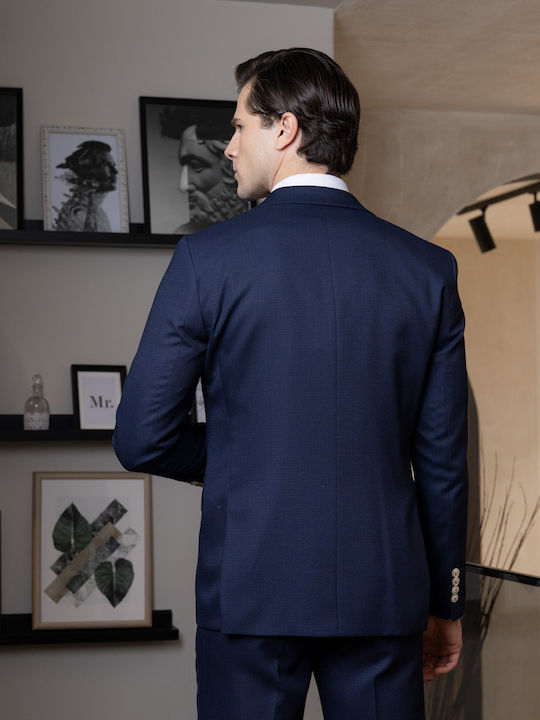 Men's Suit with Slim Fit Blue