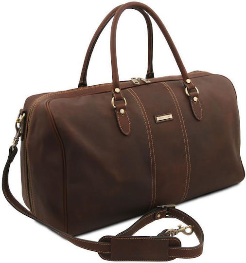 Tuscany Leather Brown Sack Voyage Leather