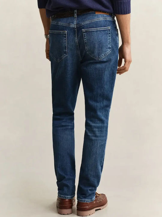 Herren Jeanshosen Schlank Fit Blau