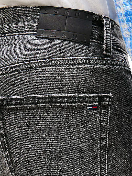 Men's Jeans Pants with Regular Tapered Fit Black