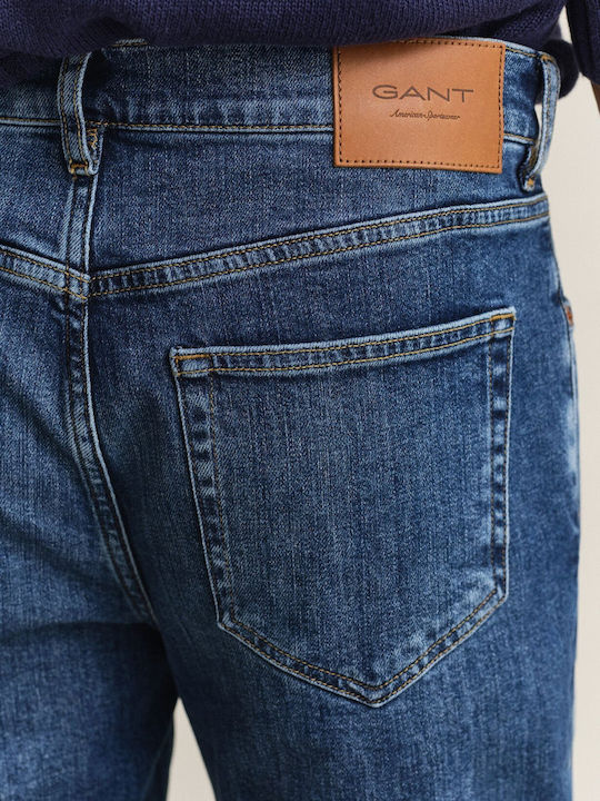 Herren Jeanshosen Schlank Fit Blau