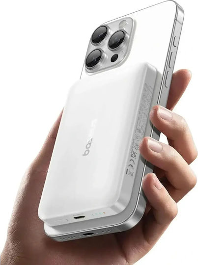 Baseus Enerfill FM12 MagSafe Qi2 Power Bank 10000mAh 22.5W with USB-C Power Delivery White