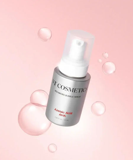 VT Cosmetics Azelaic Acid AHA Serum Für Gesicht Mit AHA Für Aufhellung 70ml