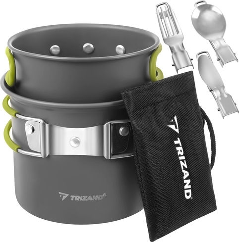 Trizand Σετ Μαγειρέματος για Camping 1200ml