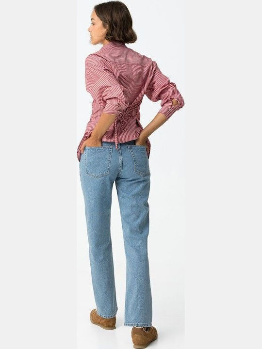 High Rise Women's Jean Pants In Straight Leg Style