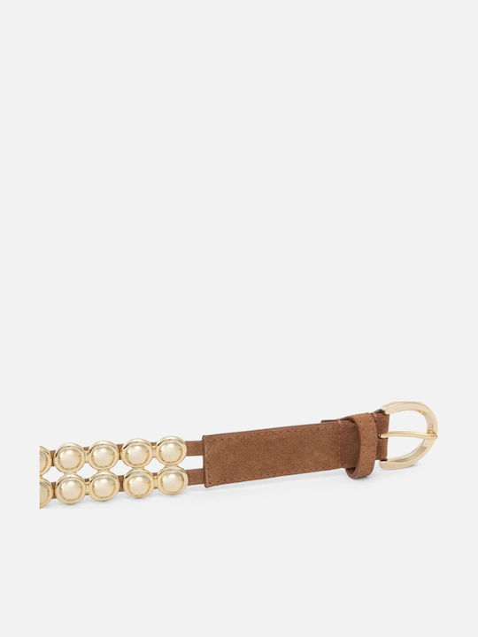 Leather Women's Belt Brown