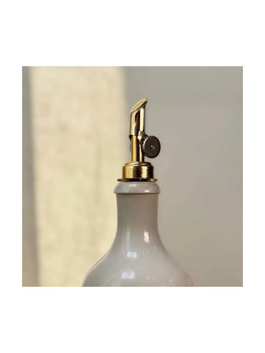 Phos & Gaia Porcelain Oil And Vinegar Dispenser Set With Flow