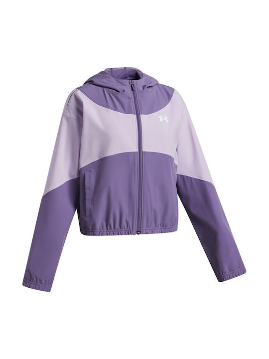 Kids Sports Jacket Purple Rival