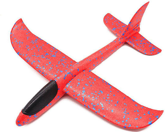 Flying Red Styrofoam Airplane 49x47 Cm Aria Trade