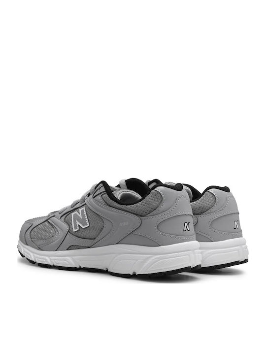 Classic Kids Sports Shoes Running with Laces Gray