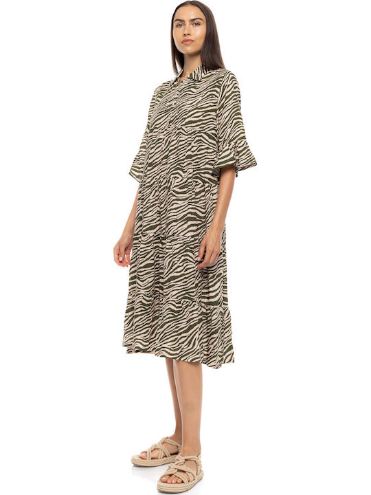 Pink Label Beachwear Bilbao Green Leo