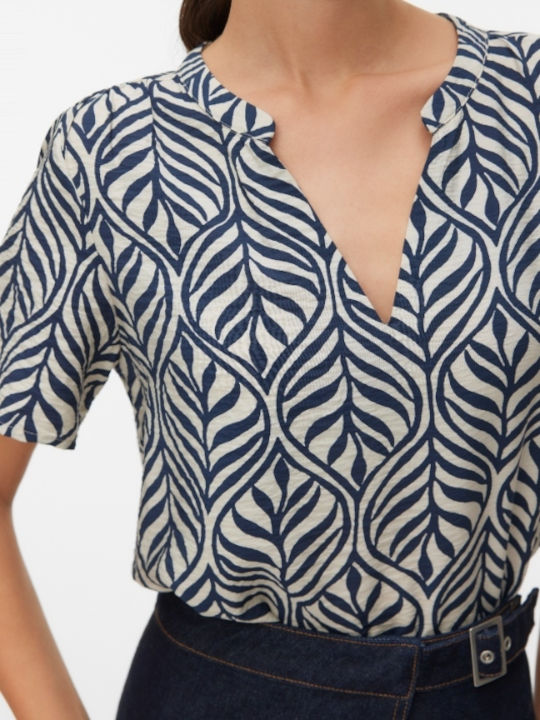 Women's Blouse Navy Blue
