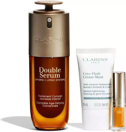 Set Cadou Double Serum Holiday Season Clarins Nuanță Galben