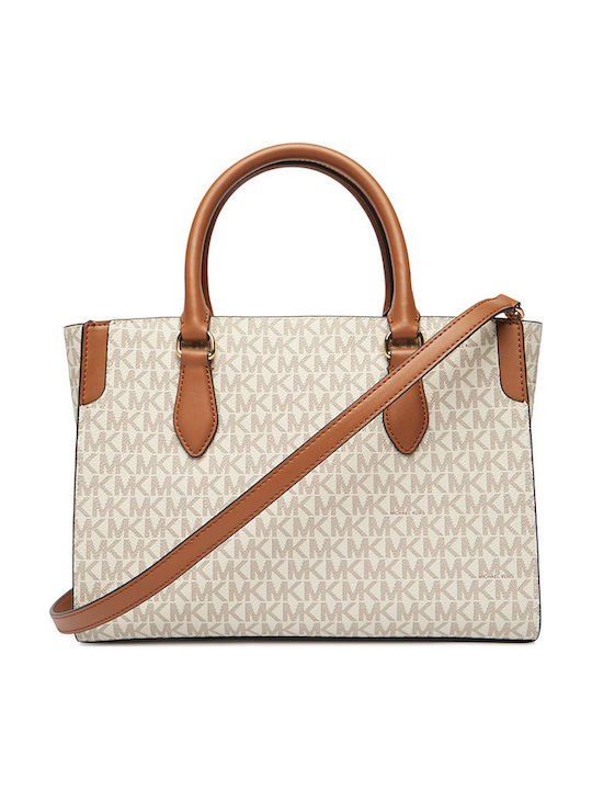 Michael Kors Md Satchel Geantă De Umar Damă Albă