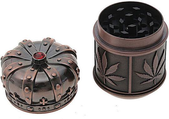 Amsterdam Râșniță Trefiș „Crown” 34mm 4 Părți