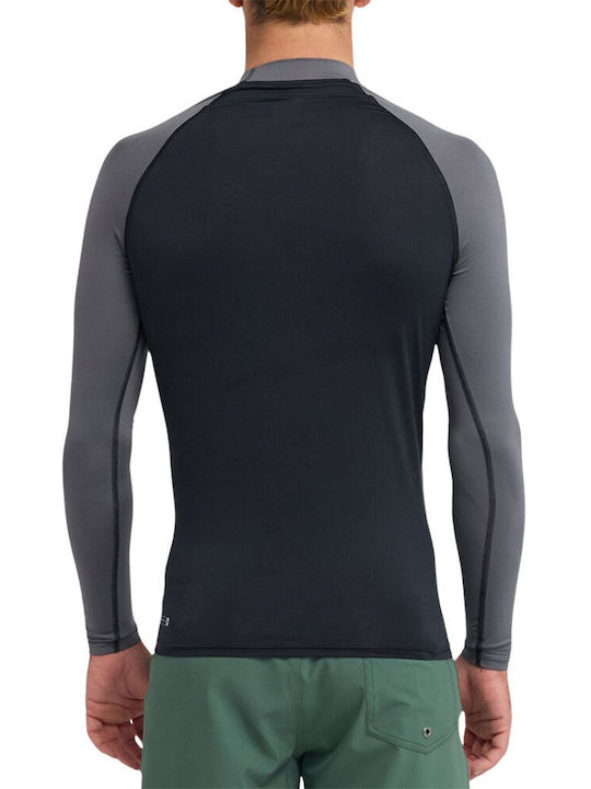 Quiksilver Everyday UPF 50 Αντηλιακή Μπλούζα Μαύρη Quiksilver Everyday UPF 50 Αντηλιακή Μπλούζα Μαύρη