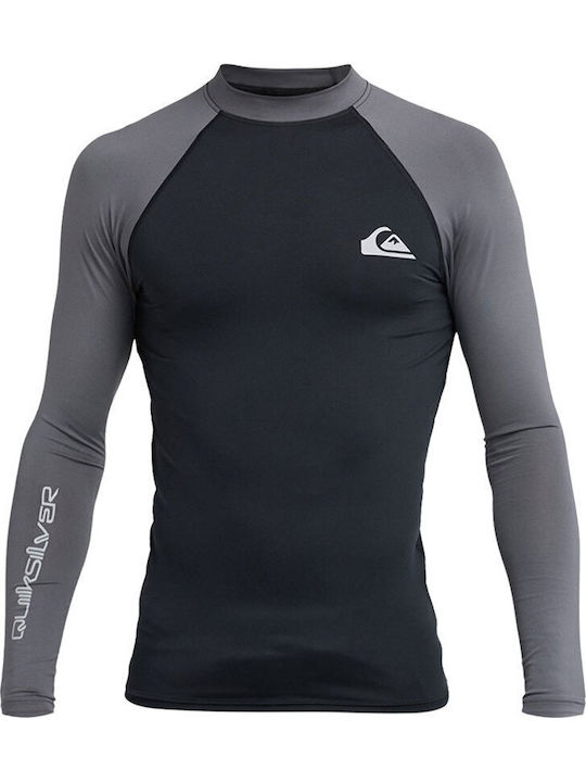 Quiksilver Everyday UPF 50 Men's Long Sleeve Sun Protection Shirt Black