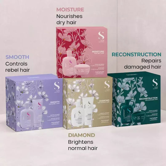 Alfaparf Milano Semi Di Lino Reconstruction Kit Damaged Hair