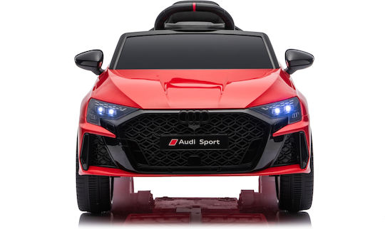 Audi RS3 Едноместен с Дистанционно Управление Лицензиран 12 Волта Червен