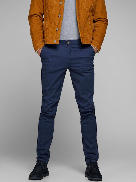 Trousers Chino in Slim Fit Navy Blazer